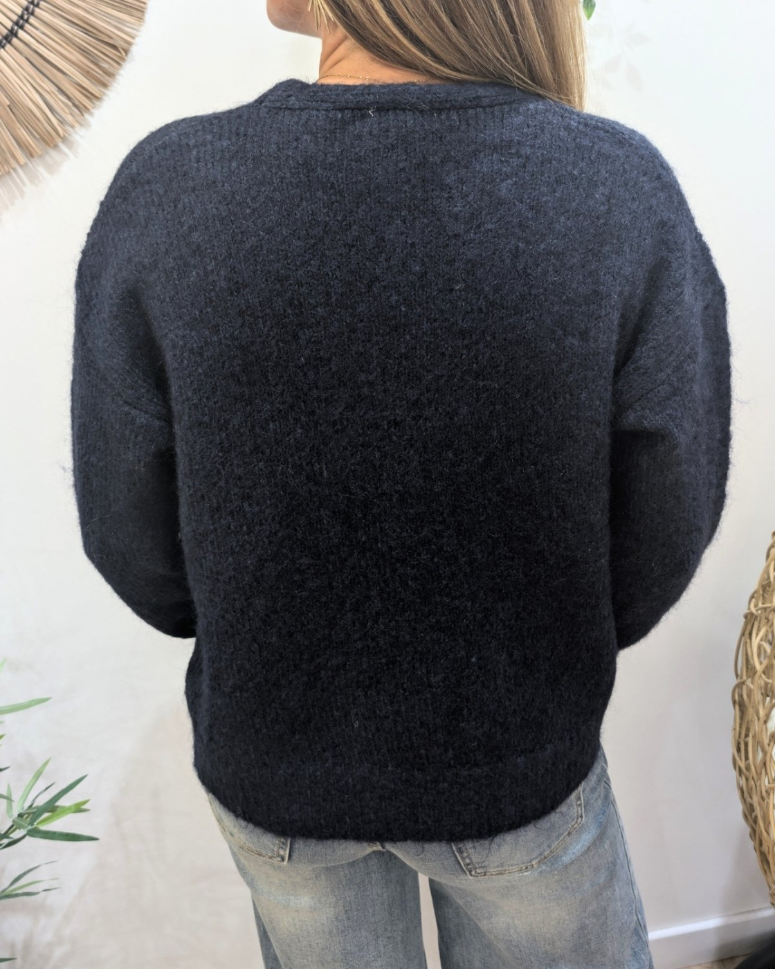 Gilet femme boutons coeurs dorés