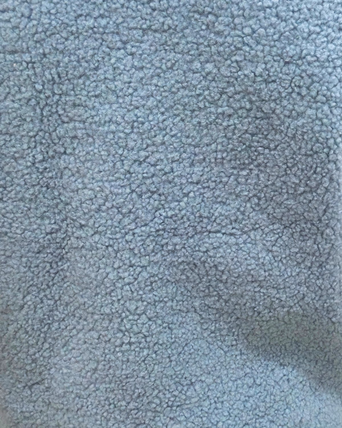 Gilet femme sans manche bouclettes bleu ciel Alya