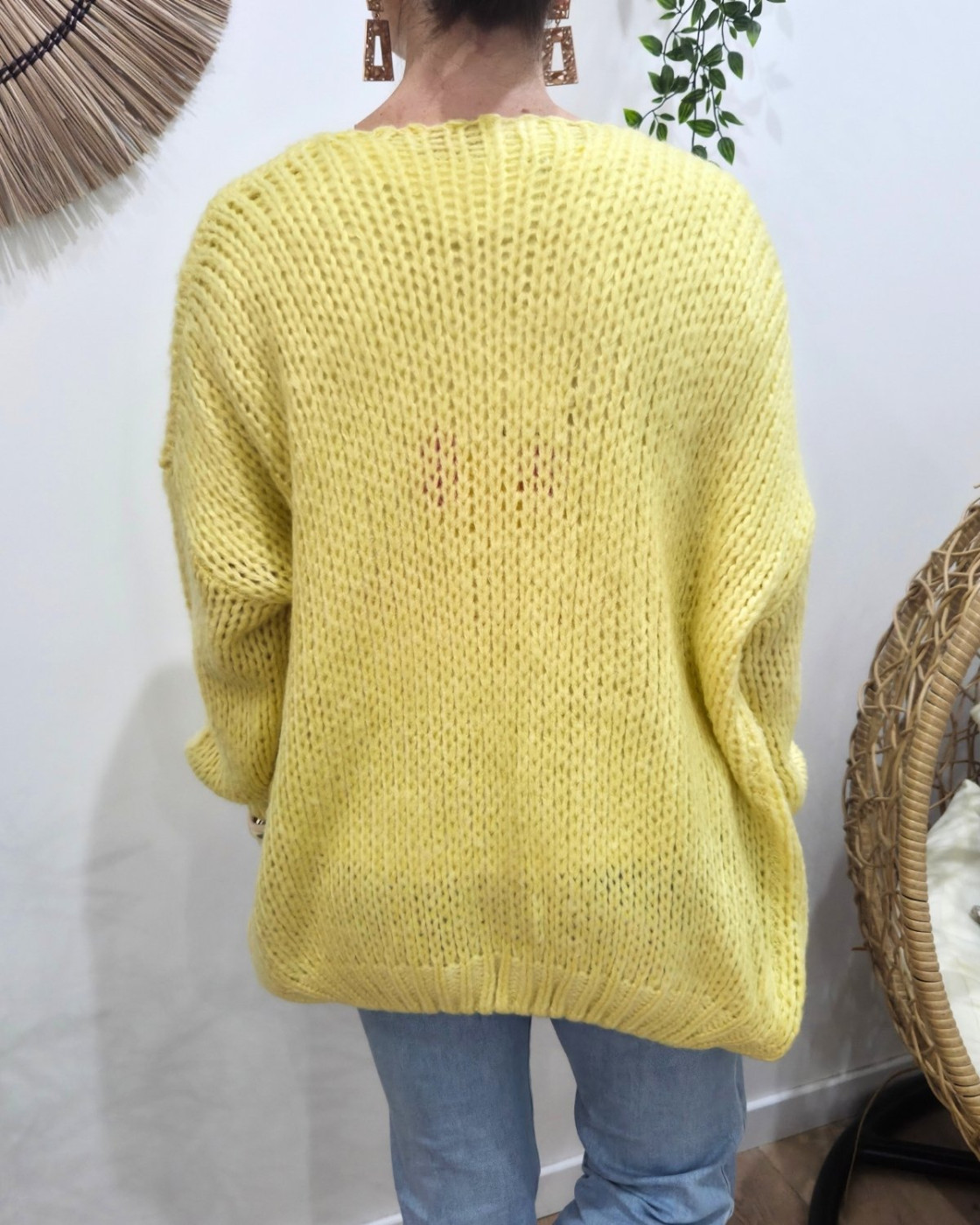 Gilet grosse maille femme Melora