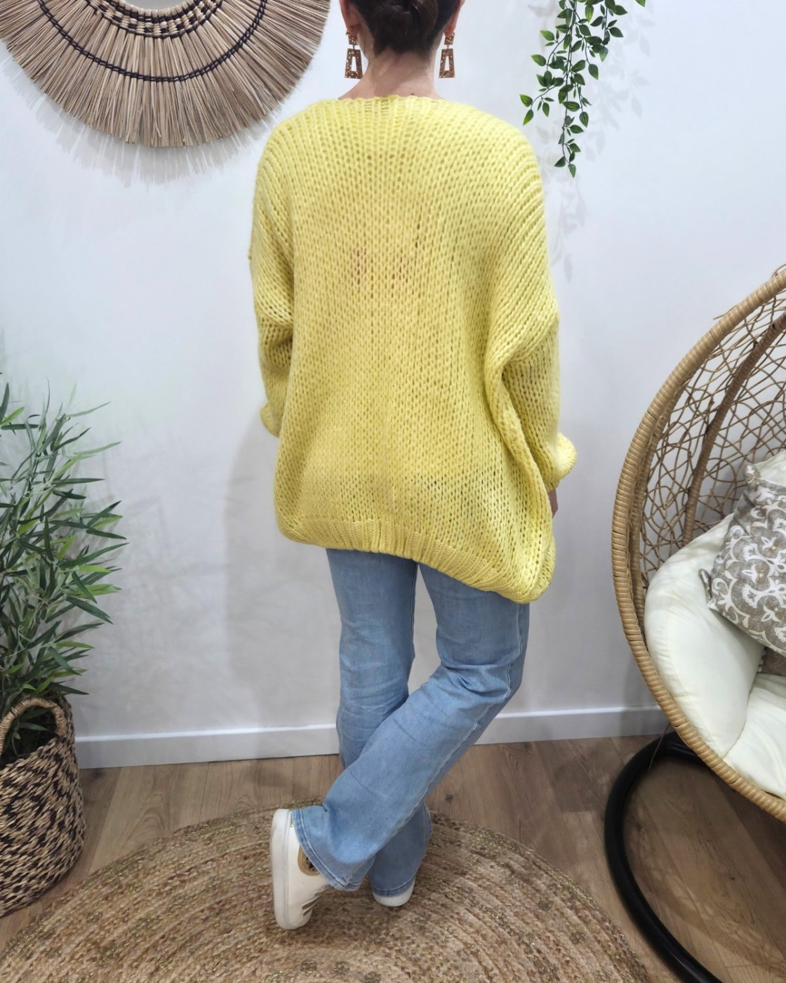 Gilet grosse maille femme Melora