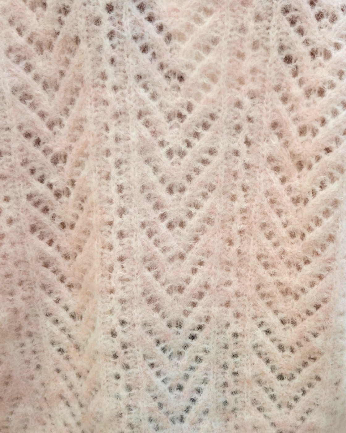 Gilet boutonné ajouré