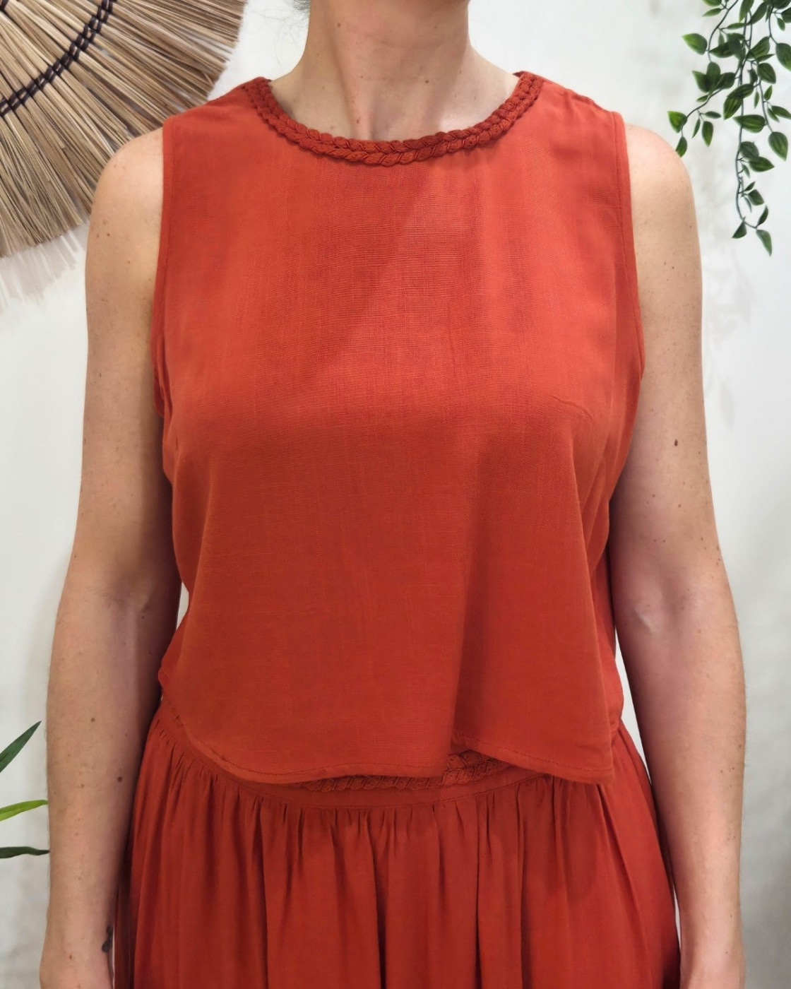 Ensemble femme torsadé Terracotta Serafina