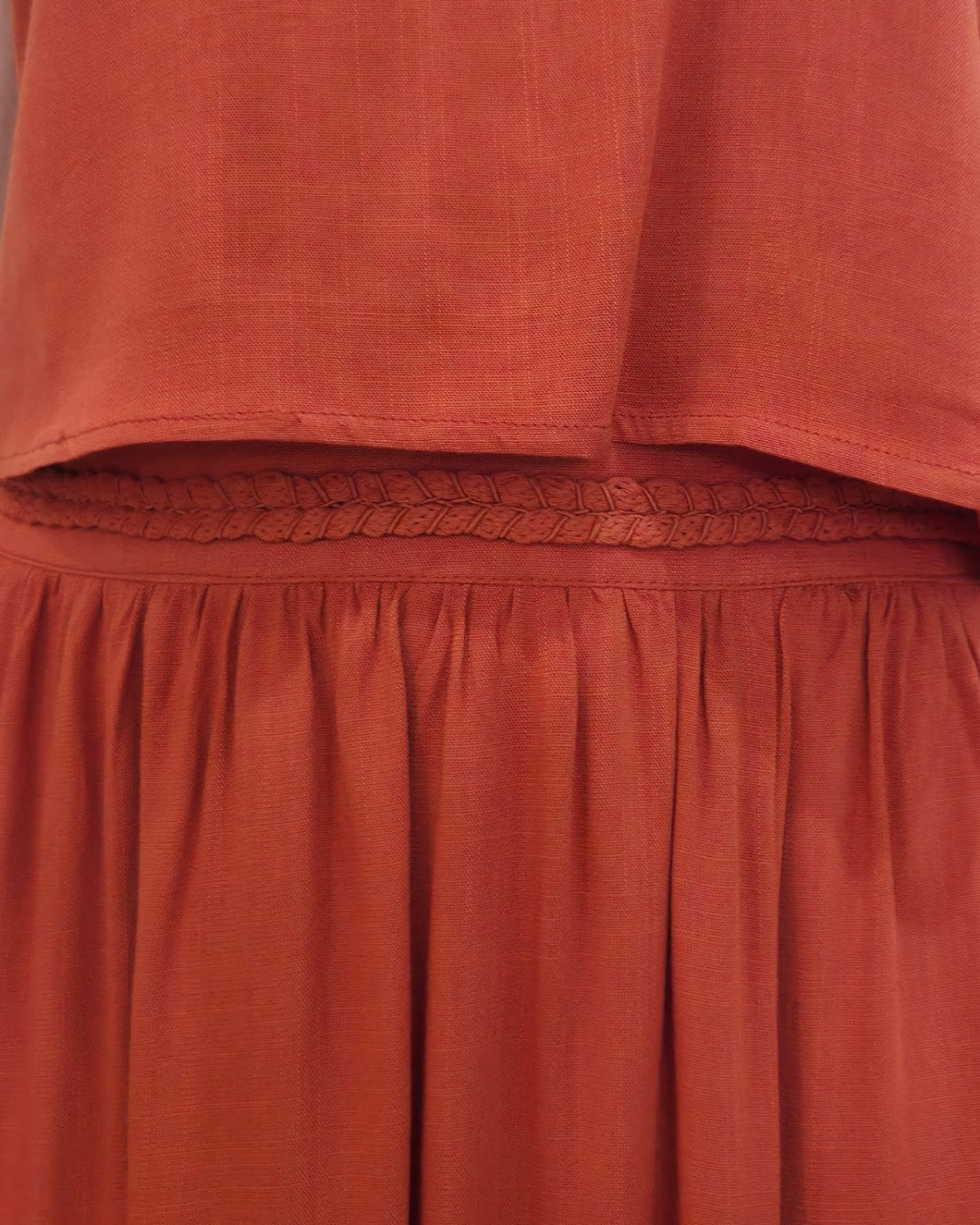 Ensemble femme torsadé Terracotta Serafina