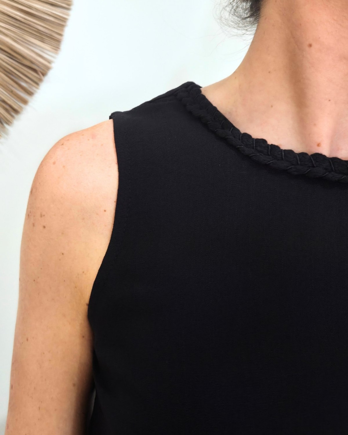 Ensemble femme torsadé noir Serafina