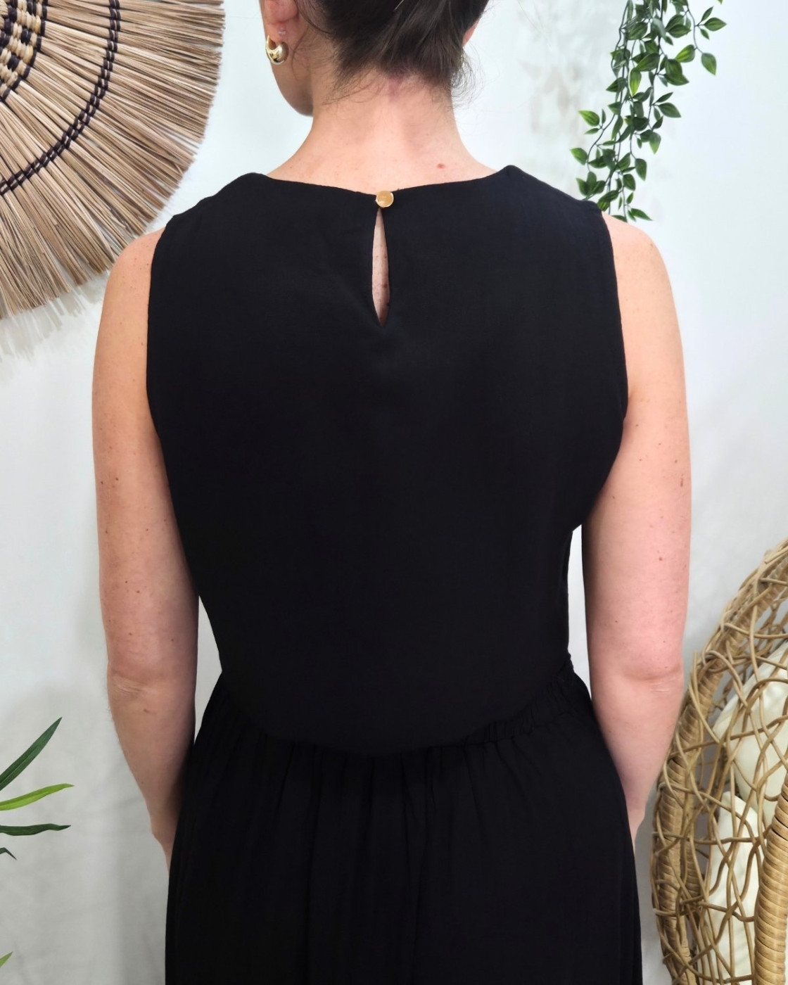 Ensemble femme torsadé noir Serafina