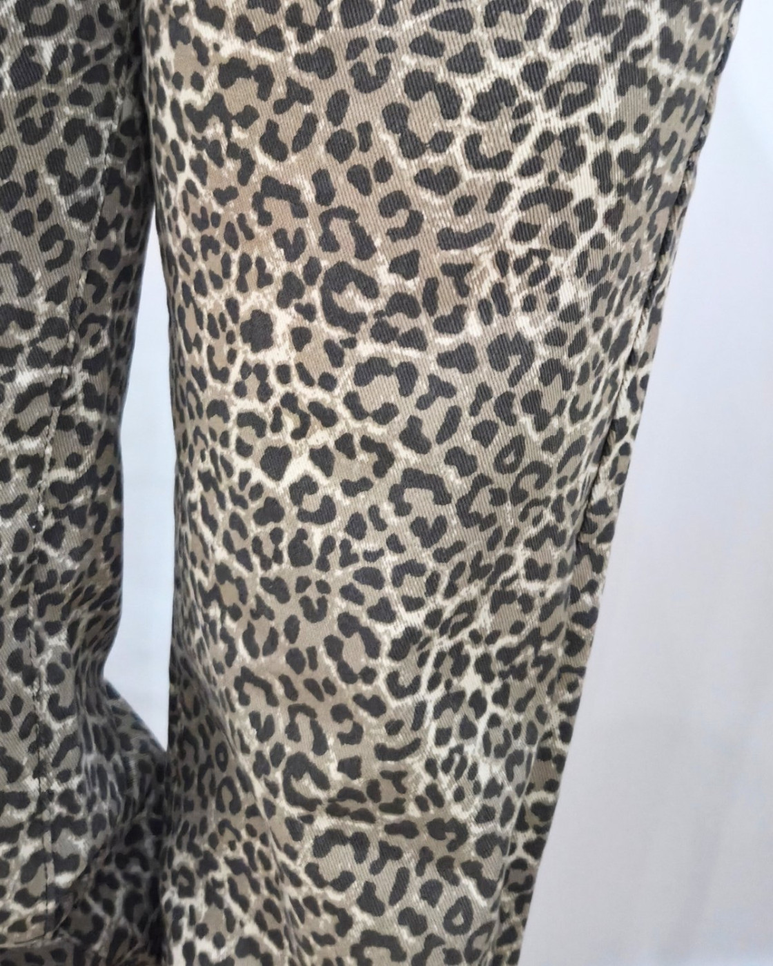 Jean léopard coeur doré Hildur