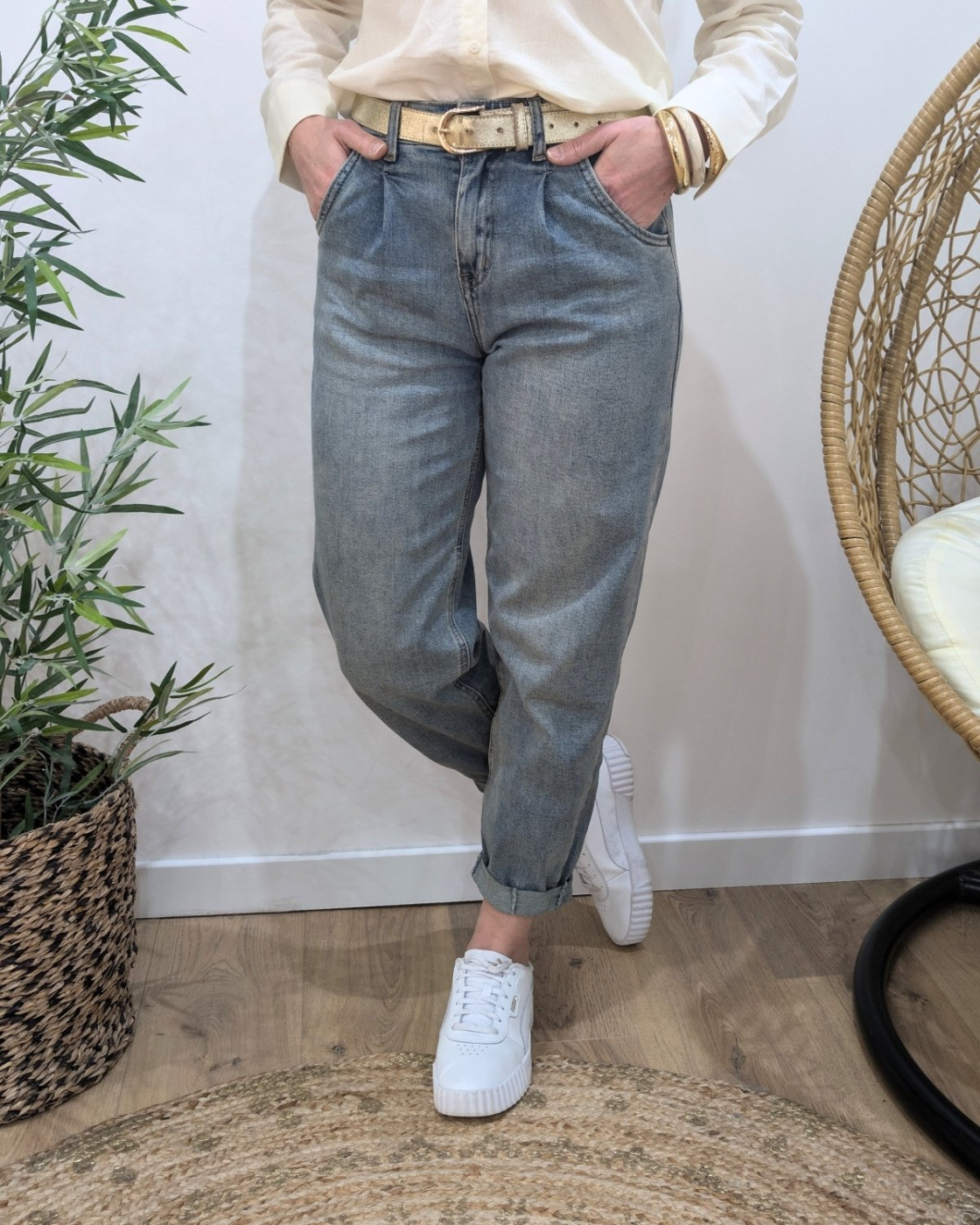 Jean balloon femme vintage