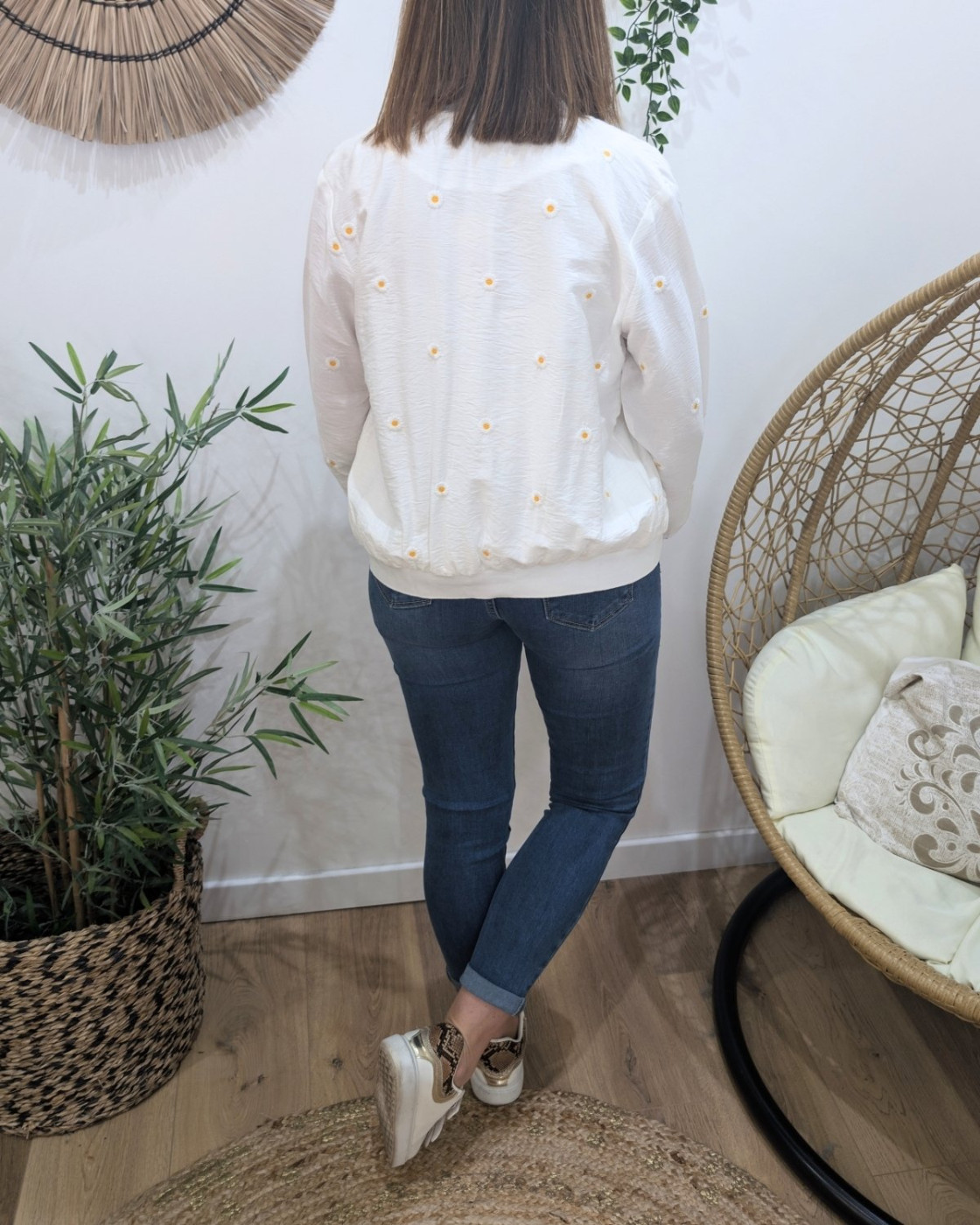 Jean femme slim bleu moyen Joya