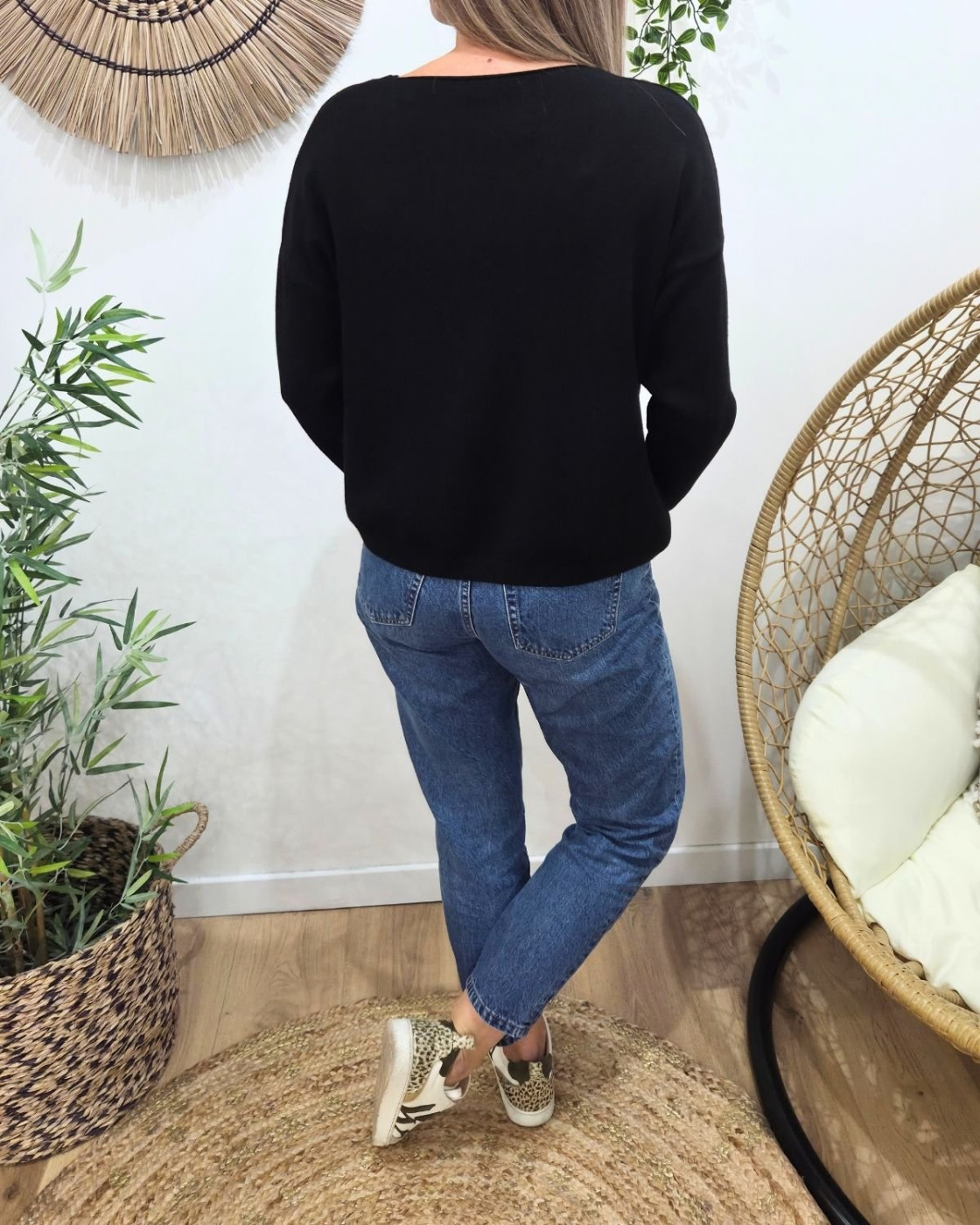 Pull femme uni Amarys