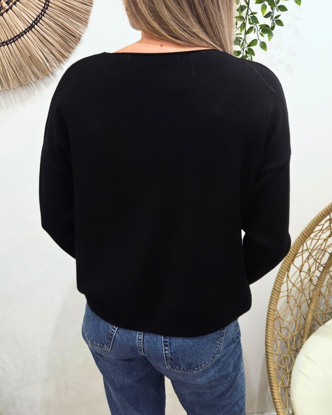 Pull femme uni Amarys