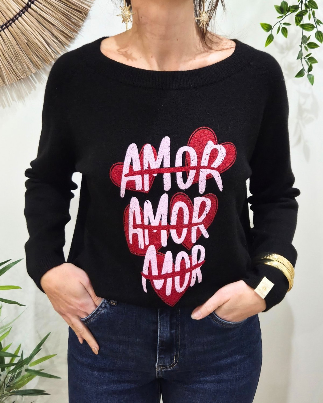 Pull femme AMOR AMOR MOR