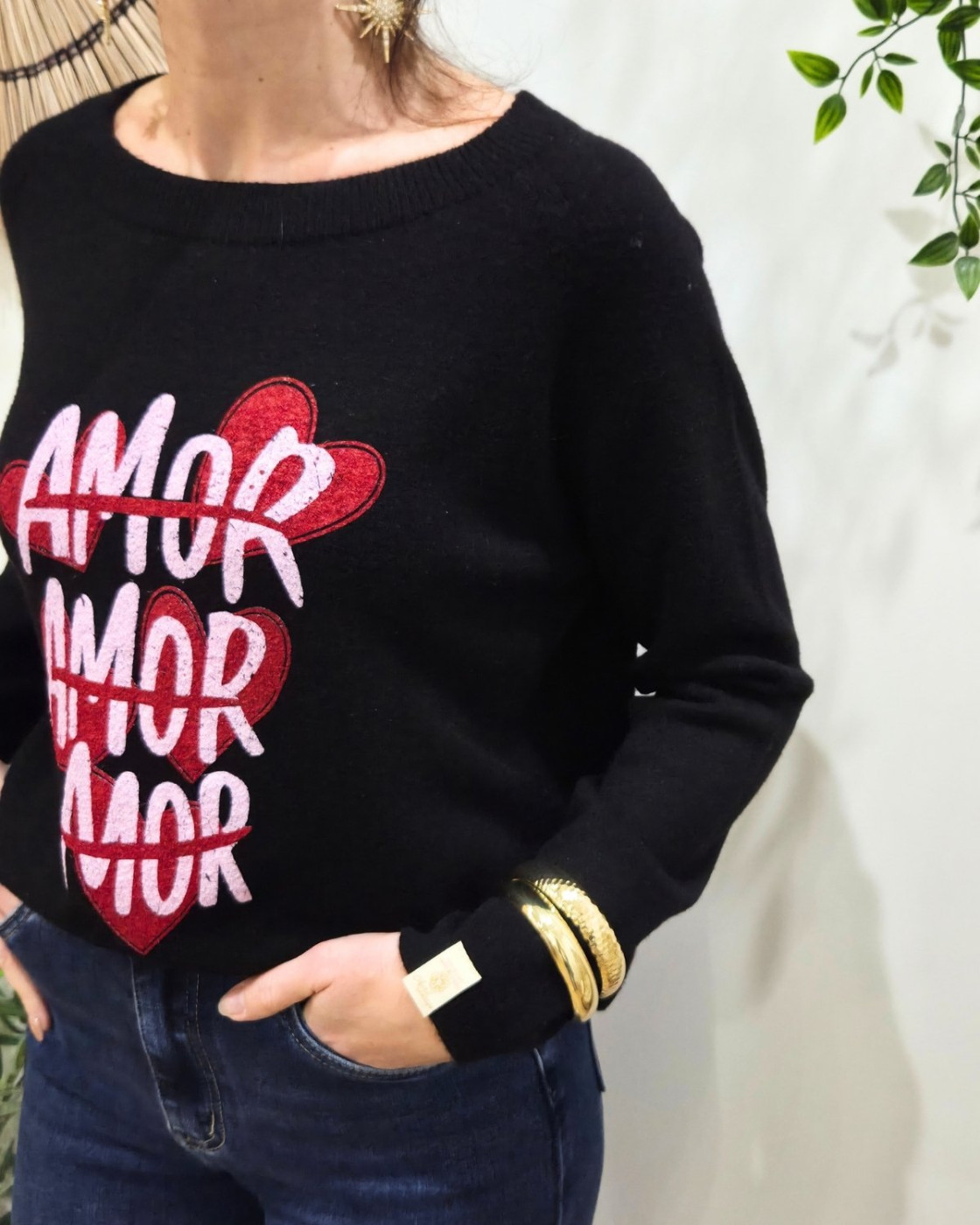 Pull femme AMOR AMOR MOR