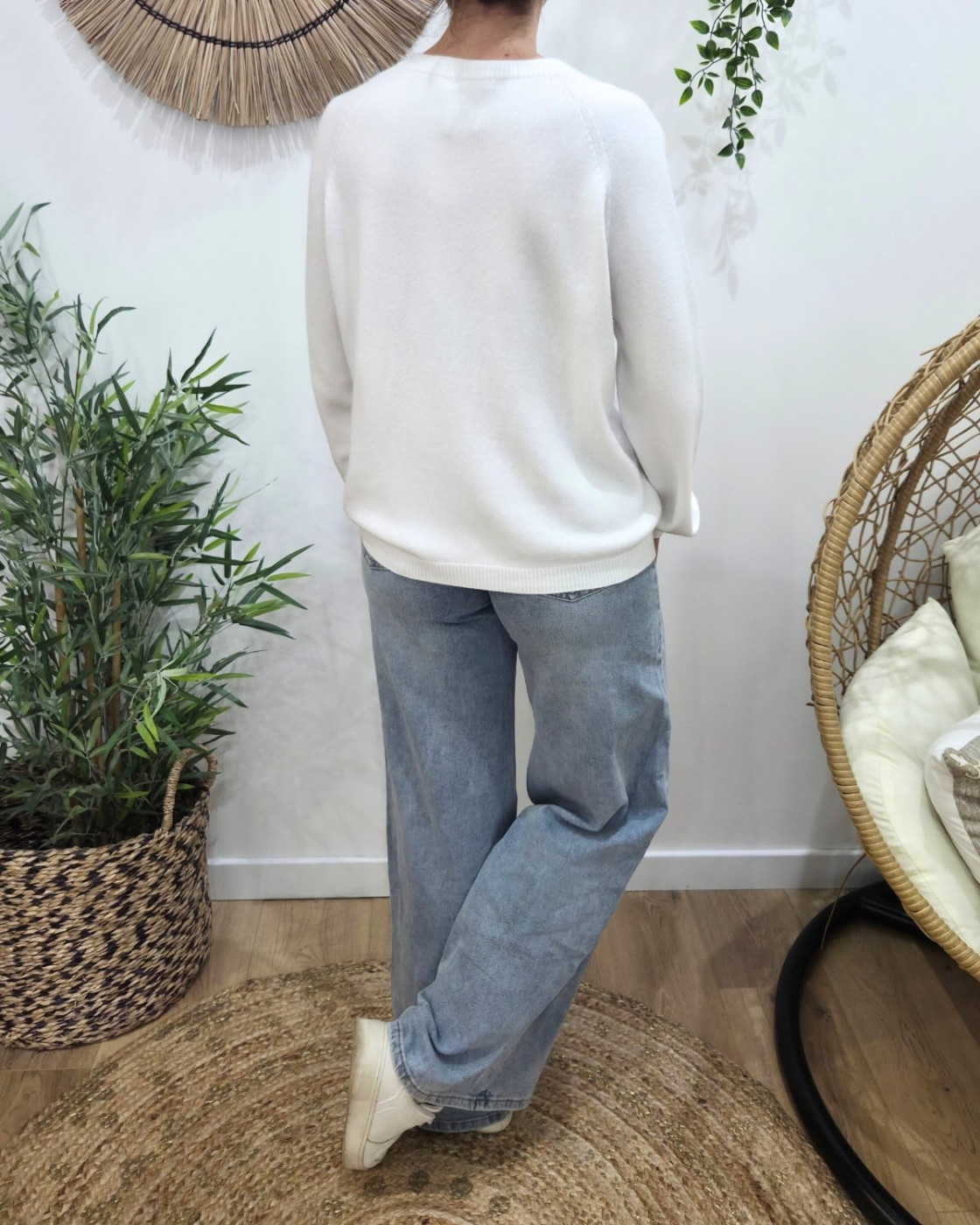 Pull femme coeur OUI MAIS NON