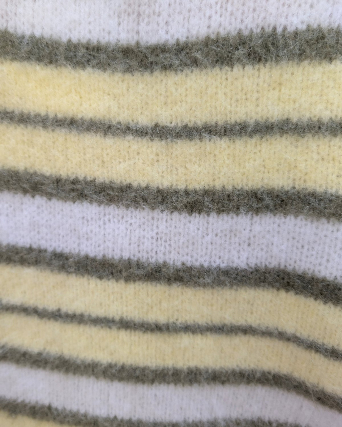 Pull femme rayures grises