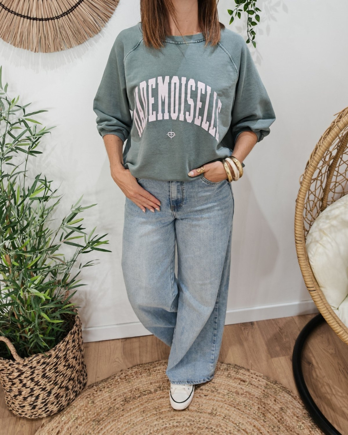 Sweat femme MADEMOISELLE