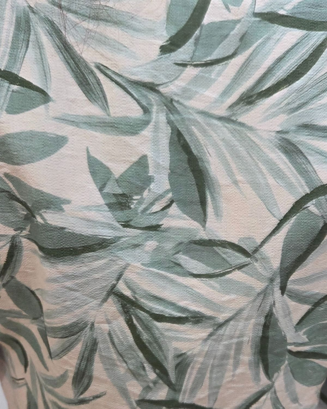 Robe femme feuillage vert agathe Aminda