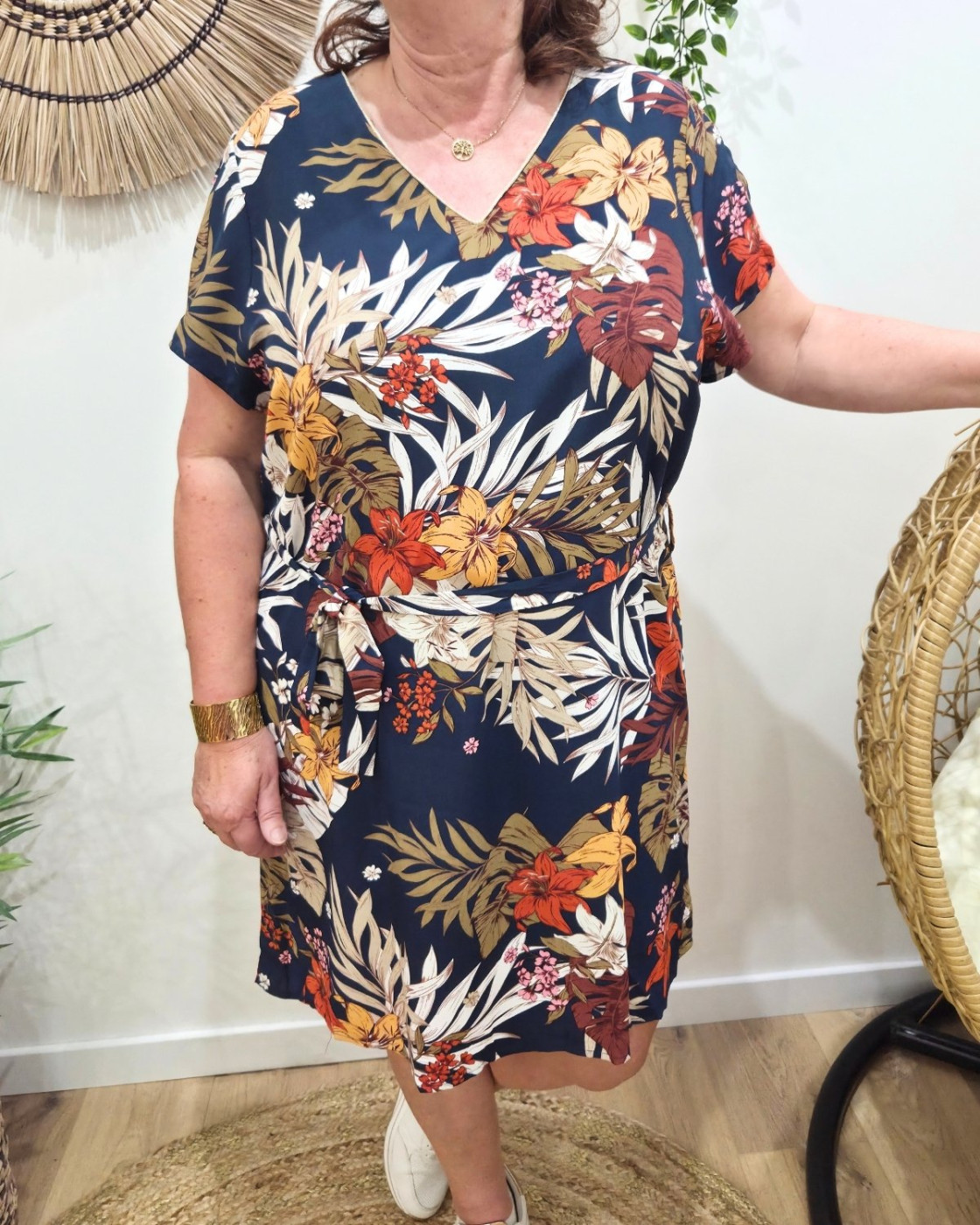 Robe femme Olivia marine