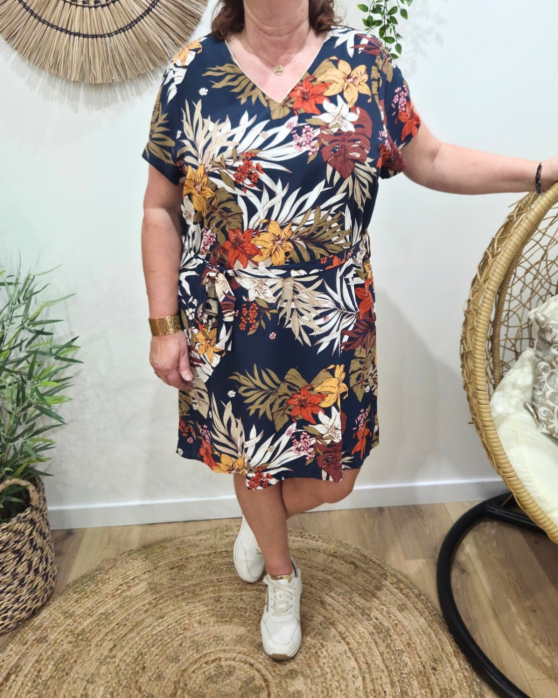 Robe femme Olivia marine