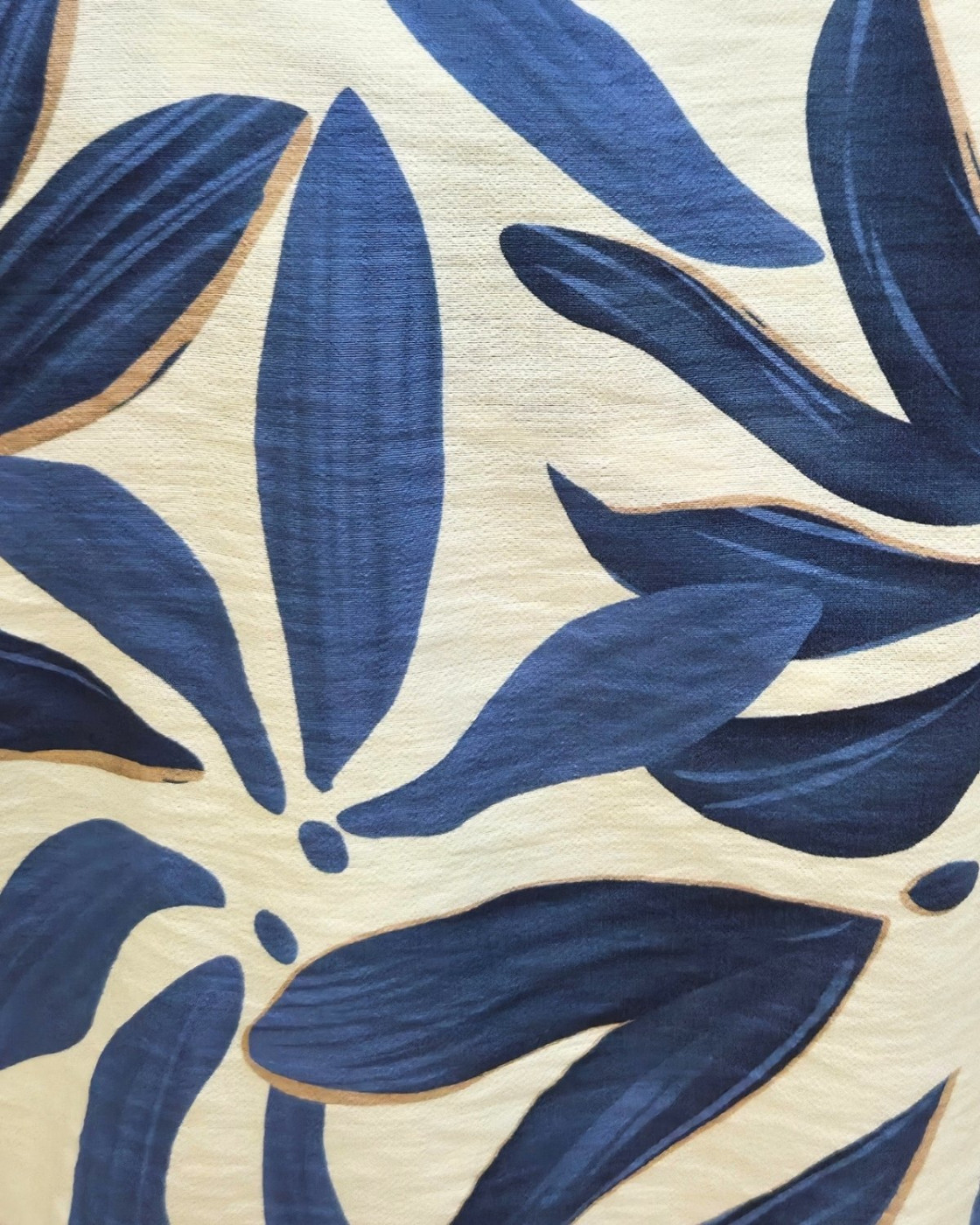  Robe droite femme écrue et bleue Ottavia