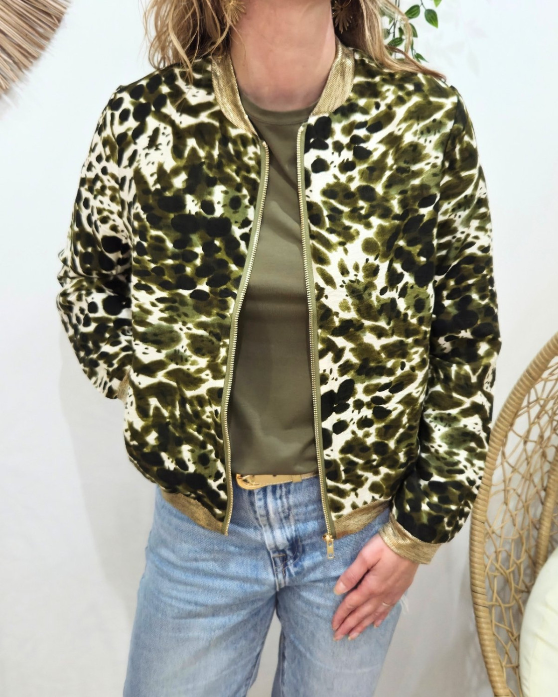 Bombers femme kaki Uliana