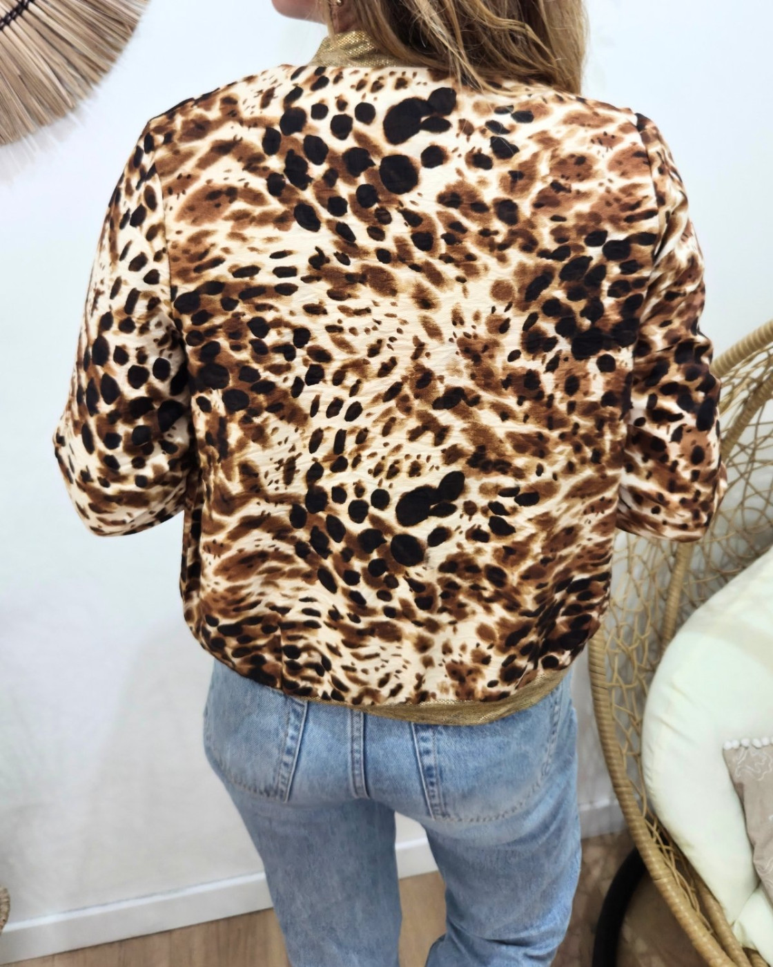 Bombers femme marron Uliana