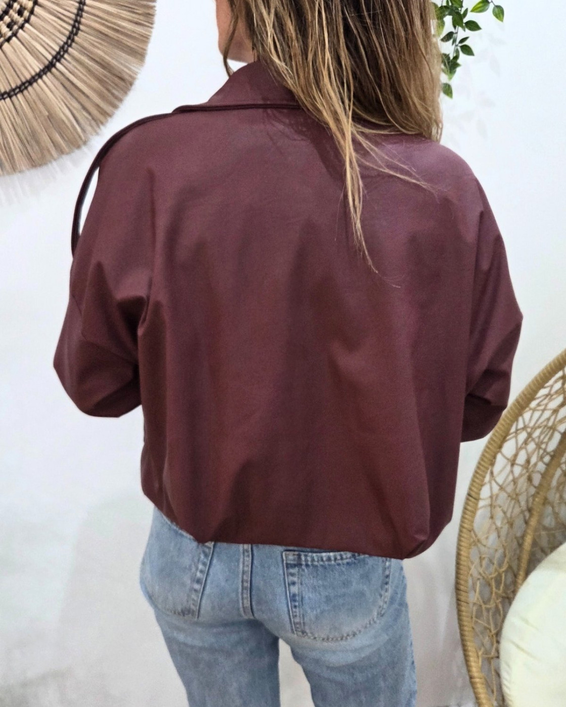 Bombers femme similicuir Cléo