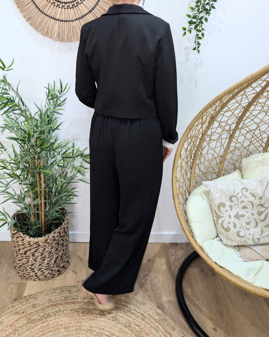 Demi Blazer femme noir