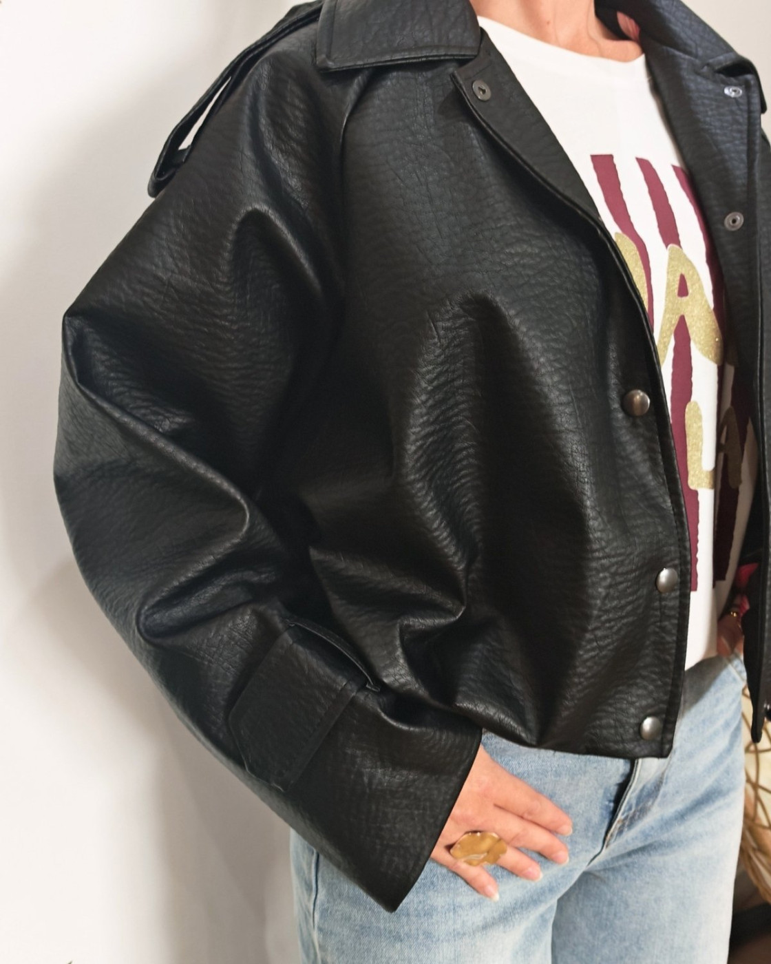 Bombers femme similicuir Viorica