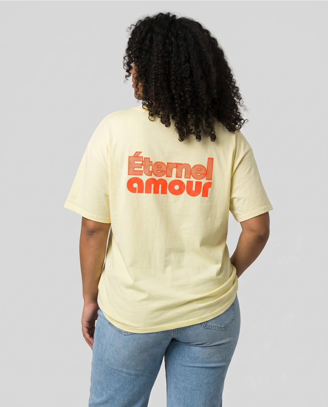 T-shirt femme col V Eternel amour