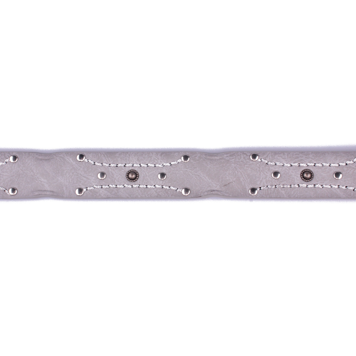 Ceinture grise à clous Cousinou