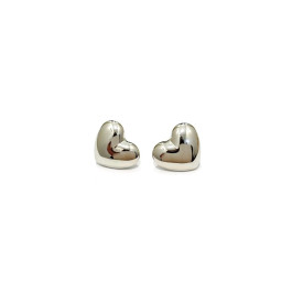Boucles d'oreilles femme coeur-Argent