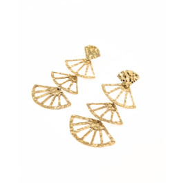 Boucles d'oreilles femme acier Liseron-Or