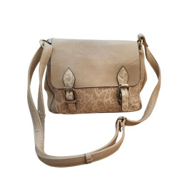 Sac à main femme bandoulière à motifs Mélusine-Taupe