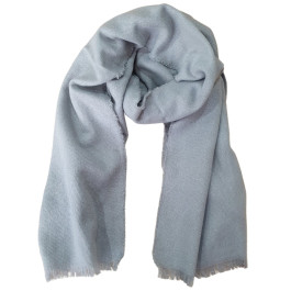 Echarpe femme unie pailletée-Gris