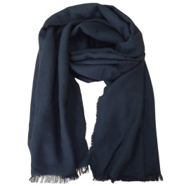 Echarpe femme unie pailletée-Noir