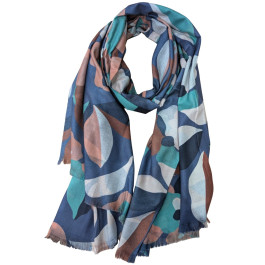Echarpe femme fleurie Marlène-Multicolore