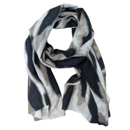 Echarpe femme léopard Estelle-Taupe
