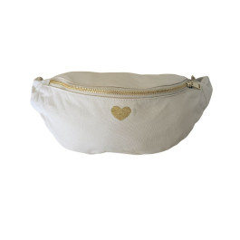 Sac banane coton femme -Beige