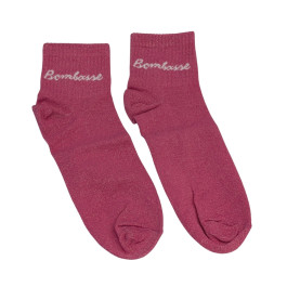 Chaussettes à paillettes Bombasse-Rose fuchsia