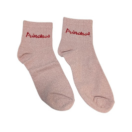Chaussettes à paillettes Princesse-Rose
