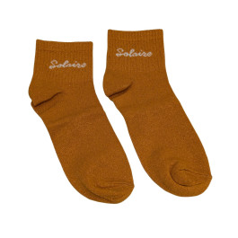 Chaussettes à paillettes Solaire-Orange