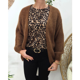 Gilet femme Cala-Marron foncé