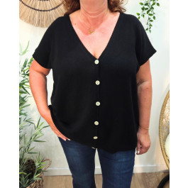 Gilet femme sans manche Azilis-Noir