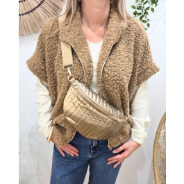 Sac banane femme matelassé Philisandre-Or