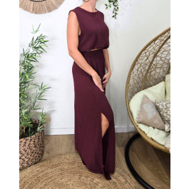 Ensemble femme Néria-Rouge bordeaux
