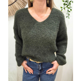 Pull femme Swan-Kaki
