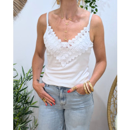 Top à bretelles femme Diane-Blanc