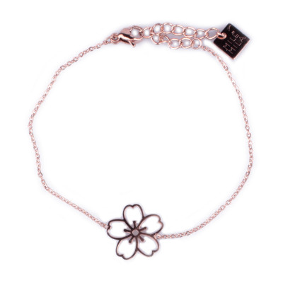 Bracelet MILE MILA acier fleur des iles