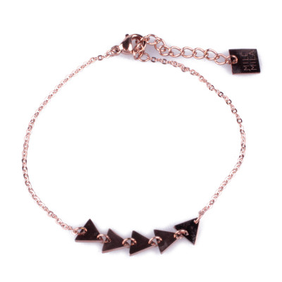 Bracelet MILE MILA acier rose gold flèches ethniques