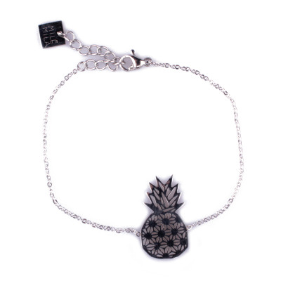 Bracelet MILE MILA acier ananas graphiques